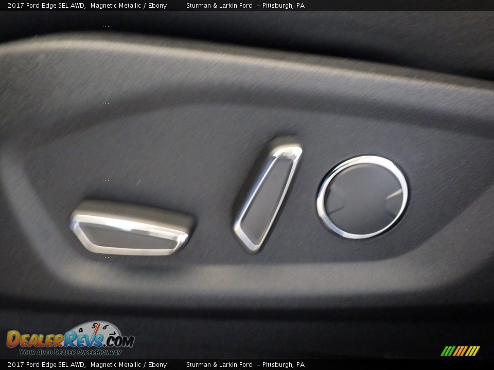 2017 Ford Edge SEL AWD Magnetic Metallic / Ebony Photo #11