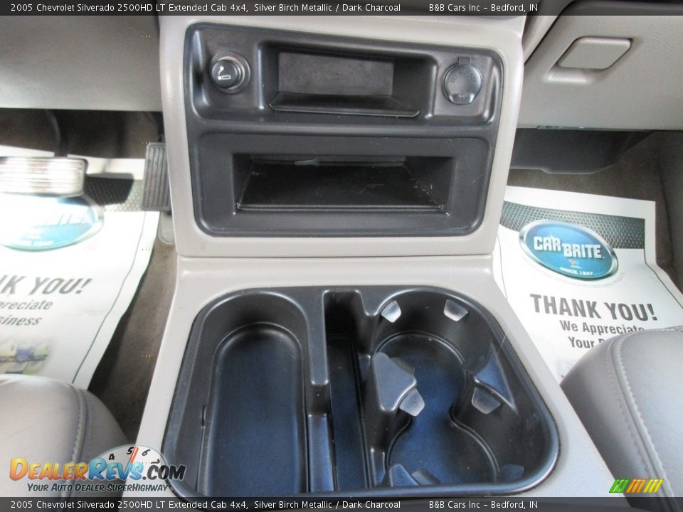 2005 Chevrolet Silverado 2500HD LT Extended Cab 4x4 Silver Birch Metallic / Dark Charcoal Photo #31