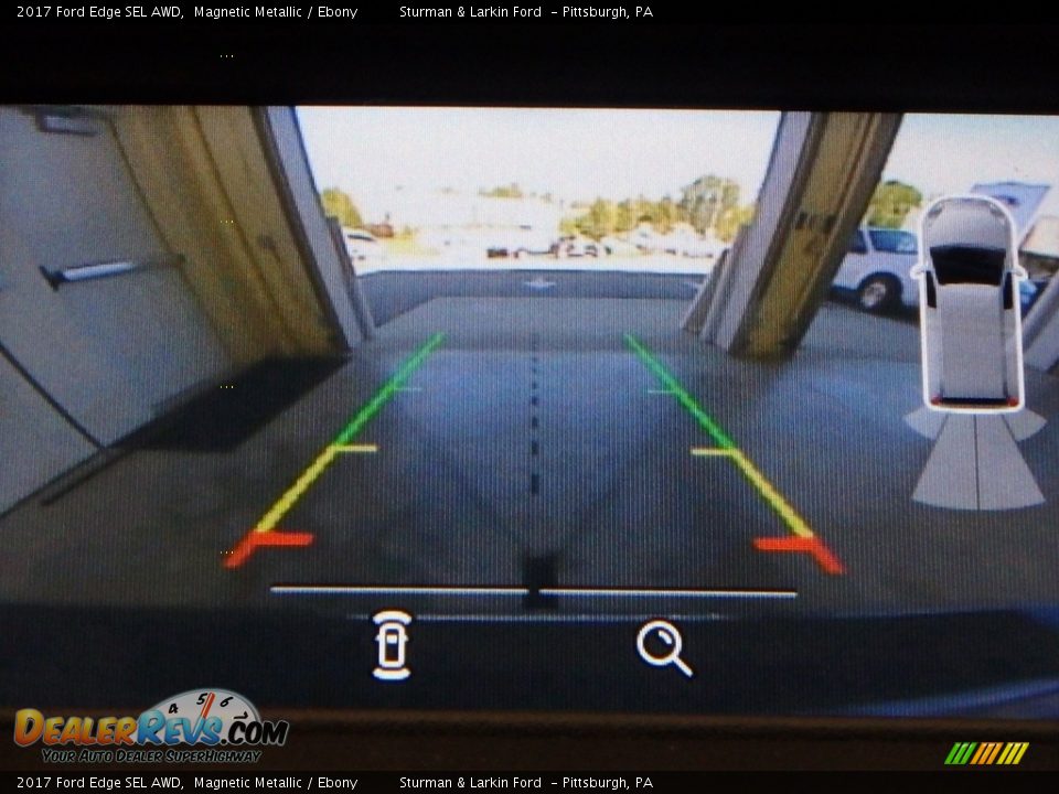 2017 Ford Edge SEL AWD Magnetic Metallic / Ebony Photo #13