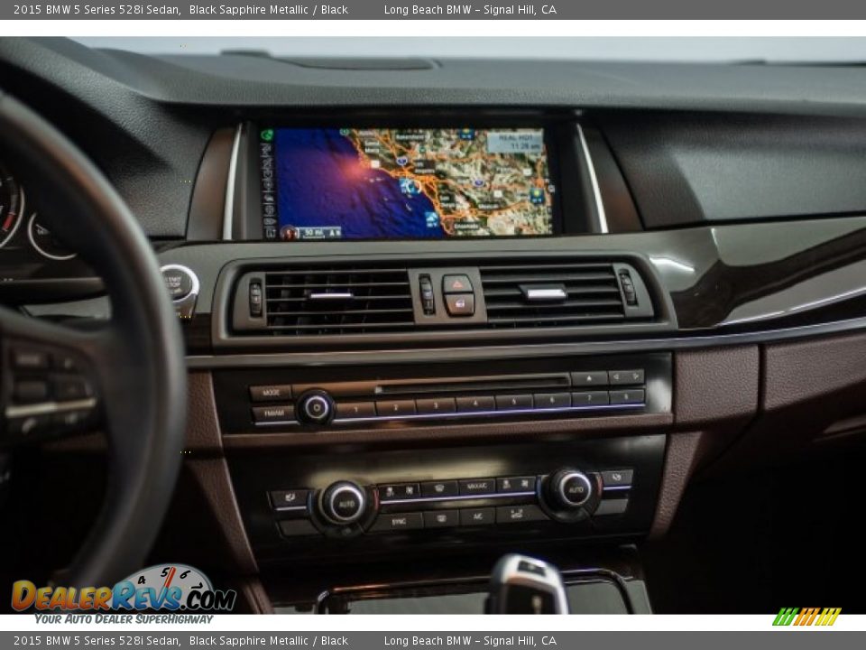 2015 BMW 5 Series 528i Sedan Black Sapphire Metallic / Black Photo #5