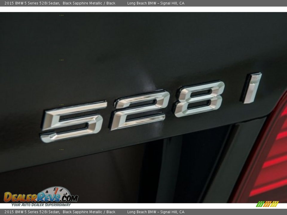 2015 BMW 5 Series 528i Sedan Black Sapphire Metallic / Black Photo #7