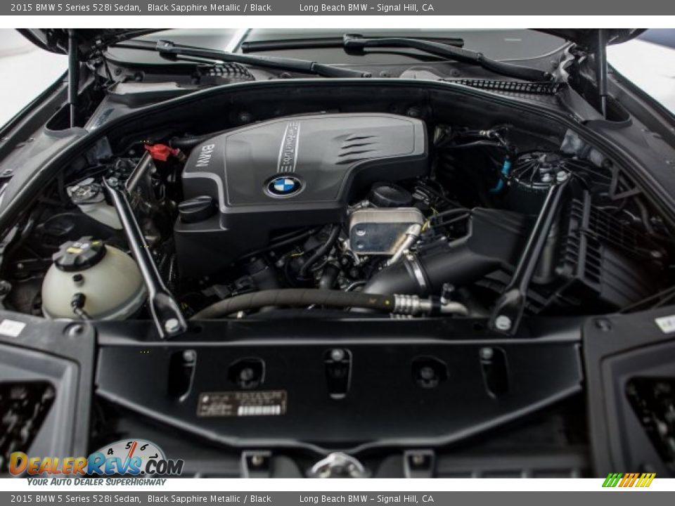 2015 BMW 5 Series 528i Sedan Black Sapphire Metallic / Black Photo #9