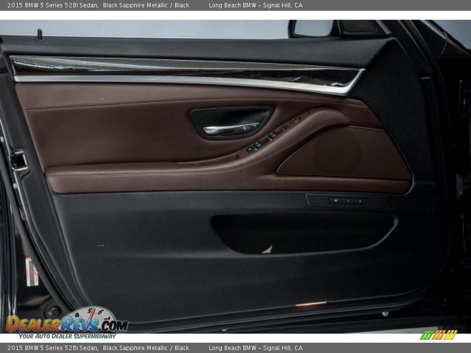 2015 BMW 5 Series 528i Sedan Black Sapphire Metallic / Black Photo #19