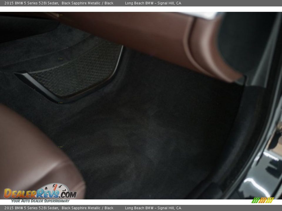 2015 BMW 5 Series 528i Sedan Black Sapphire Metallic / Black Photo #21