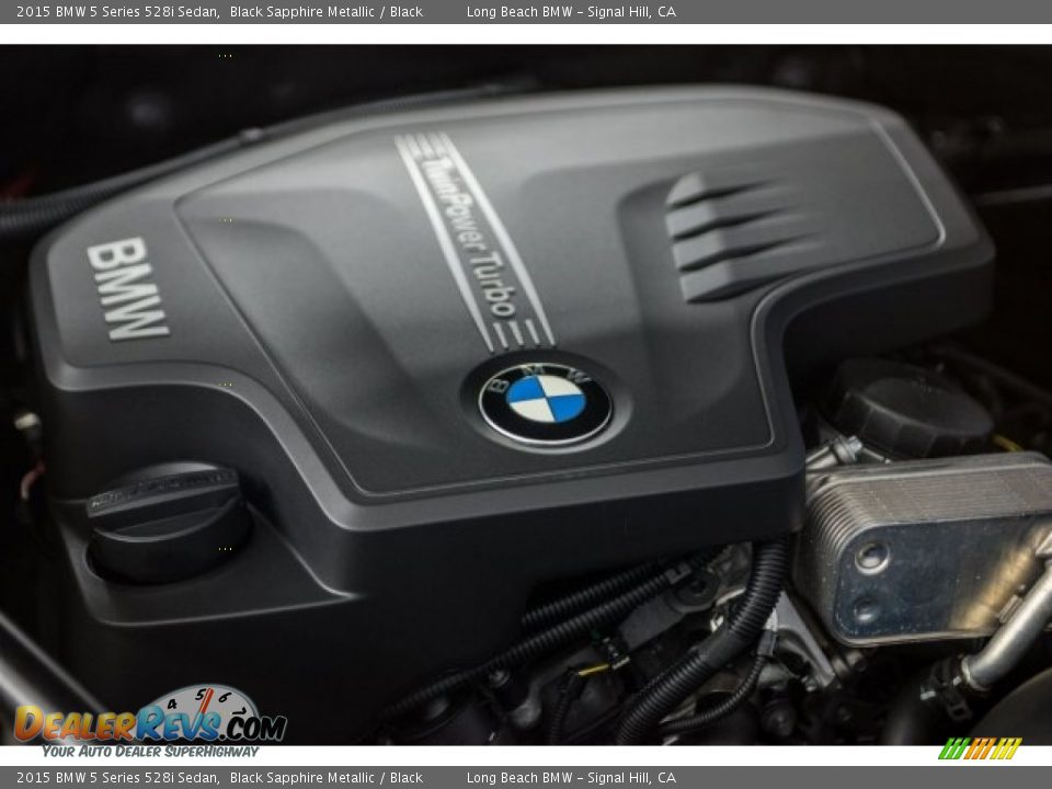 2015 BMW 5 Series 528i Sedan Black Sapphire Metallic / Black Photo #24