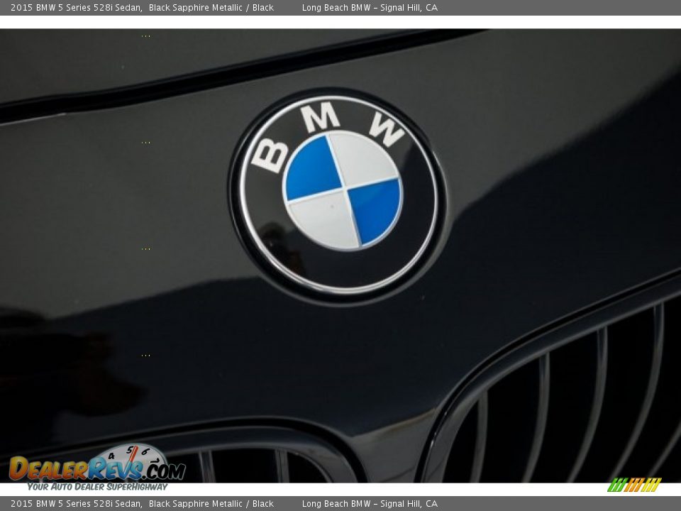 2015 BMW 5 Series 528i Sedan Black Sapphire Metallic / Black Photo #26