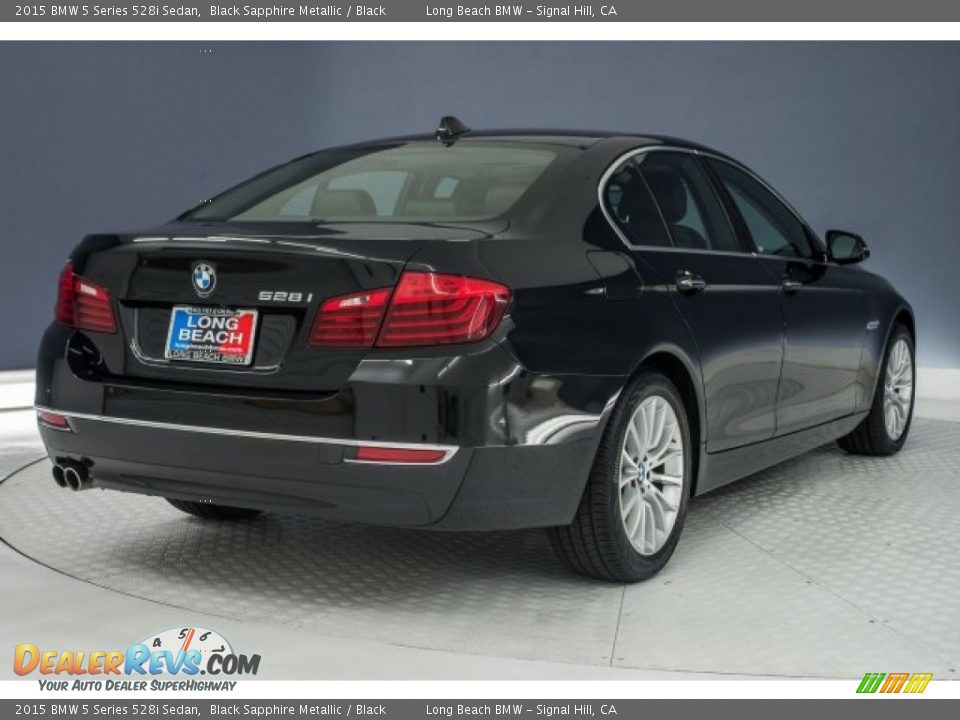 2015 BMW 5 Series 528i Sedan Black Sapphire Metallic / Black Photo #30