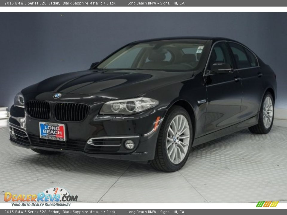 2015 BMW 5 Series 528i Sedan Black Sapphire Metallic / Black Photo #31