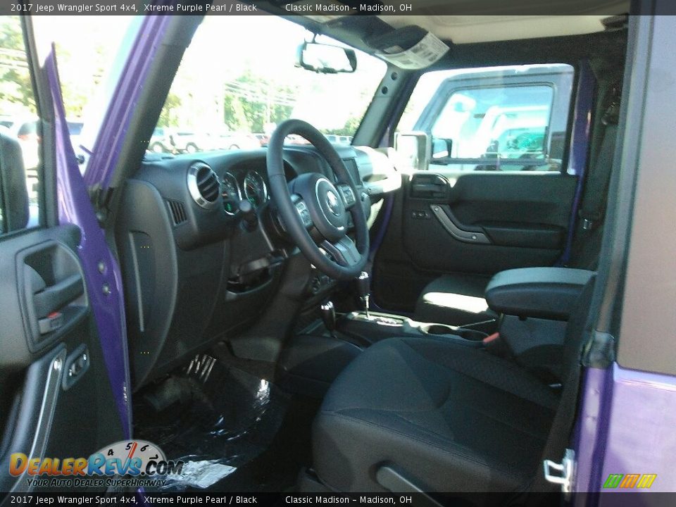 2017 Jeep Wrangler Sport 4x4 Xtreme Purple Pearl / Black Photo #4