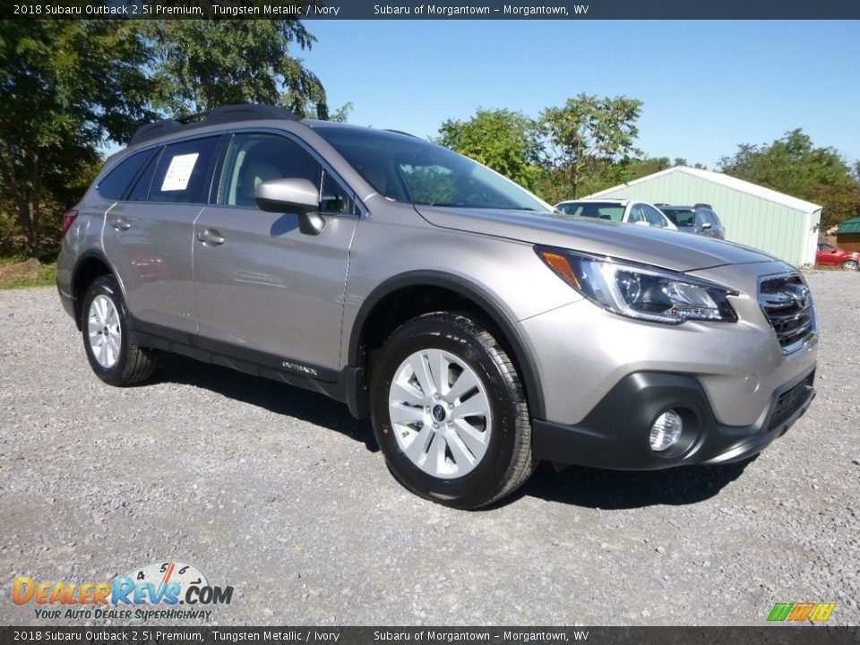 2018 Subaru Outback 2.5i Premium Tungsten Metallic / Ivory Photo #1
