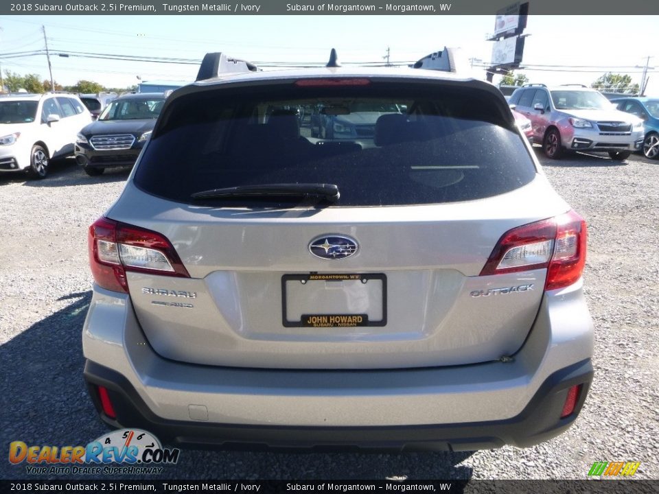 2018 Subaru Outback 2.5i Premium Tungsten Metallic / Ivory Photo #5