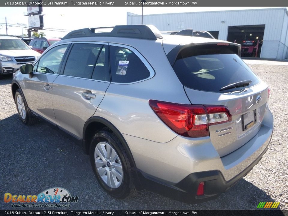 2018 Subaru Outback 2.5i Premium Tungsten Metallic / Ivory Photo #6