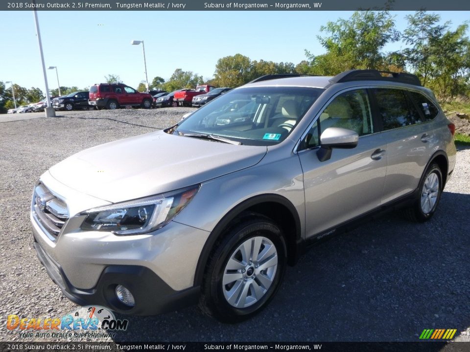 2018 Subaru Outback 2.5i Premium Tungsten Metallic / Ivory Photo #8