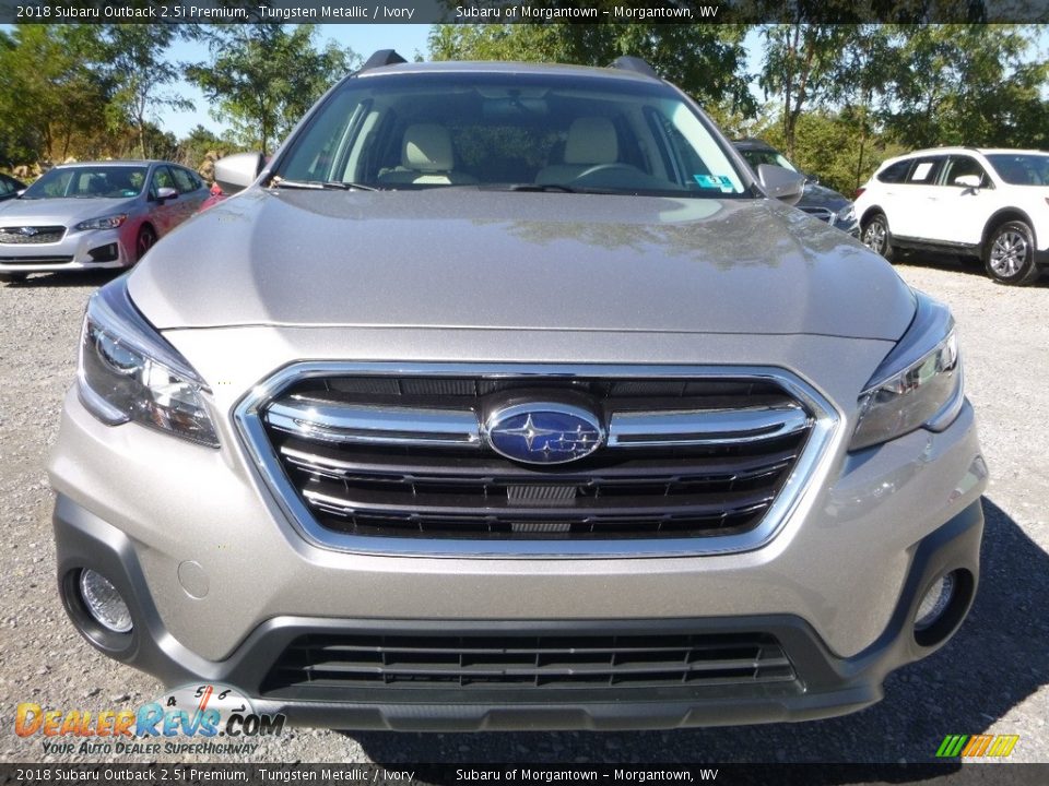 2018 Subaru Outback 2.5i Premium Tungsten Metallic / Ivory Photo #9
