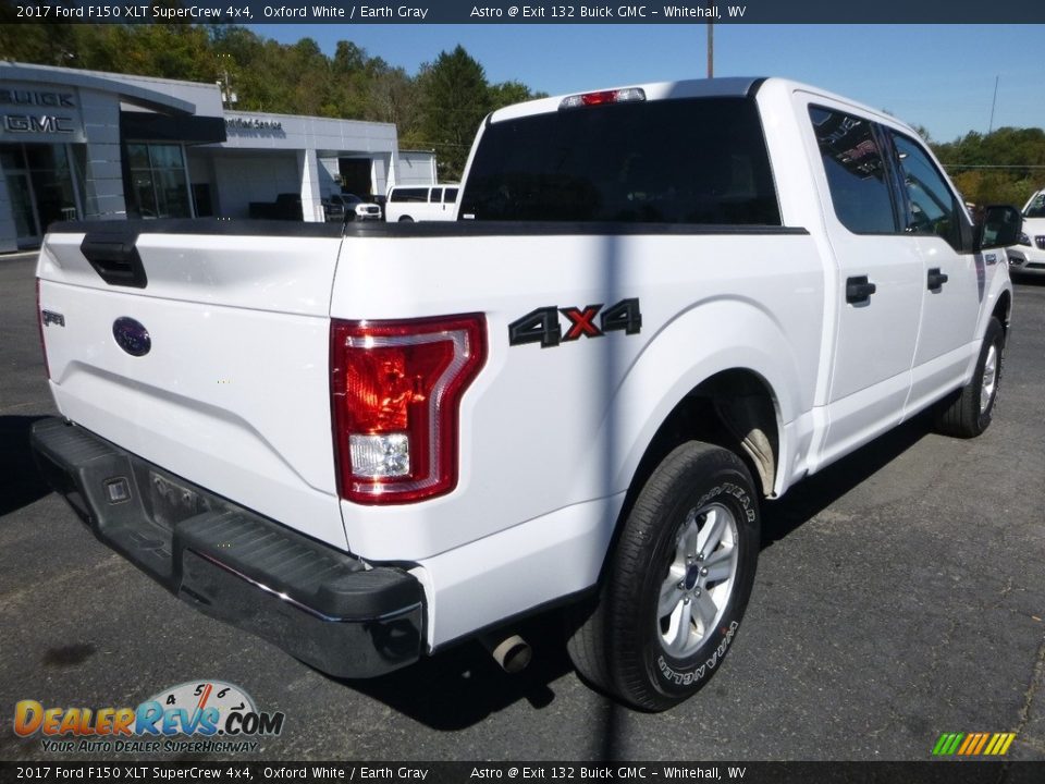 2017 Ford F150 XLT SuperCrew 4x4 Oxford White / Earth Gray Photo #4