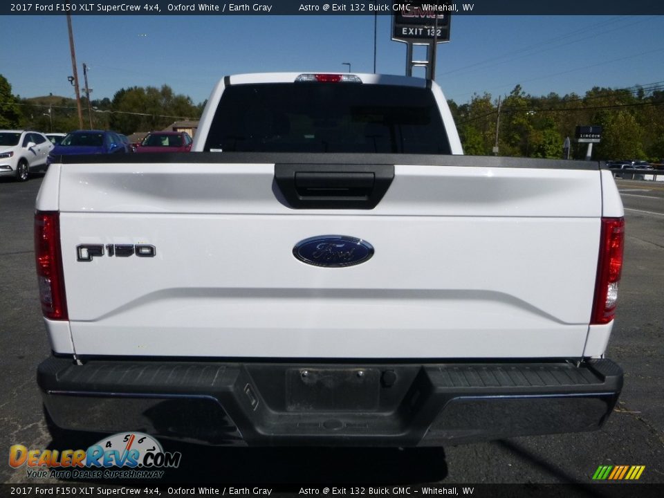 2017 Ford F150 XLT SuperCrew 4x4 Oxford White / Earth Gray Photo #5