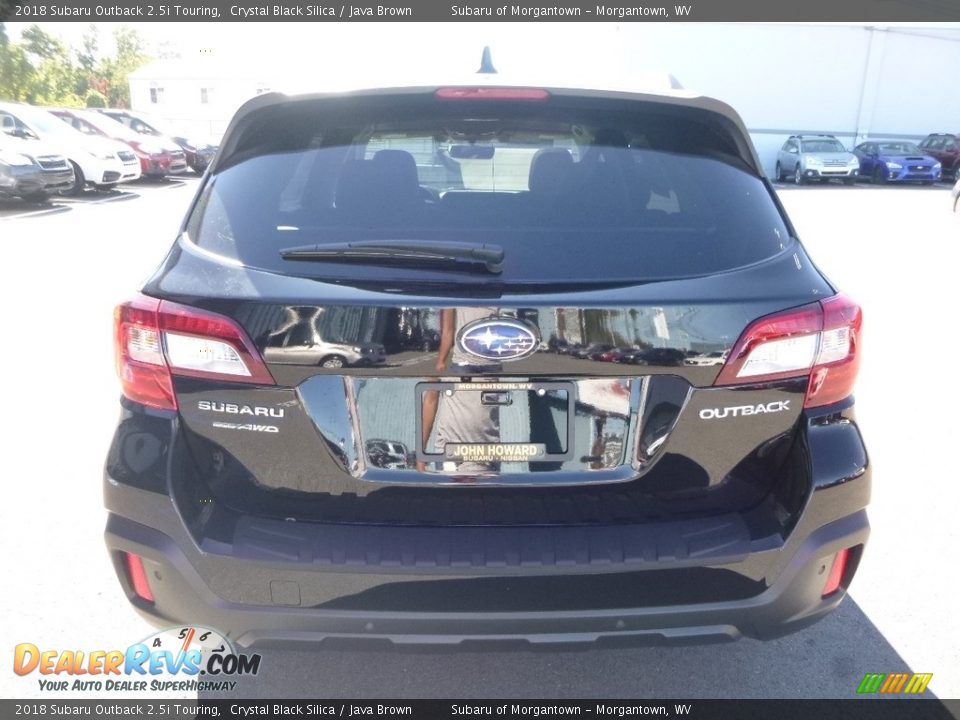 2018 Subaru Outback 2.5i Touring Crystal Black Silica / Java Brown Photo #5
