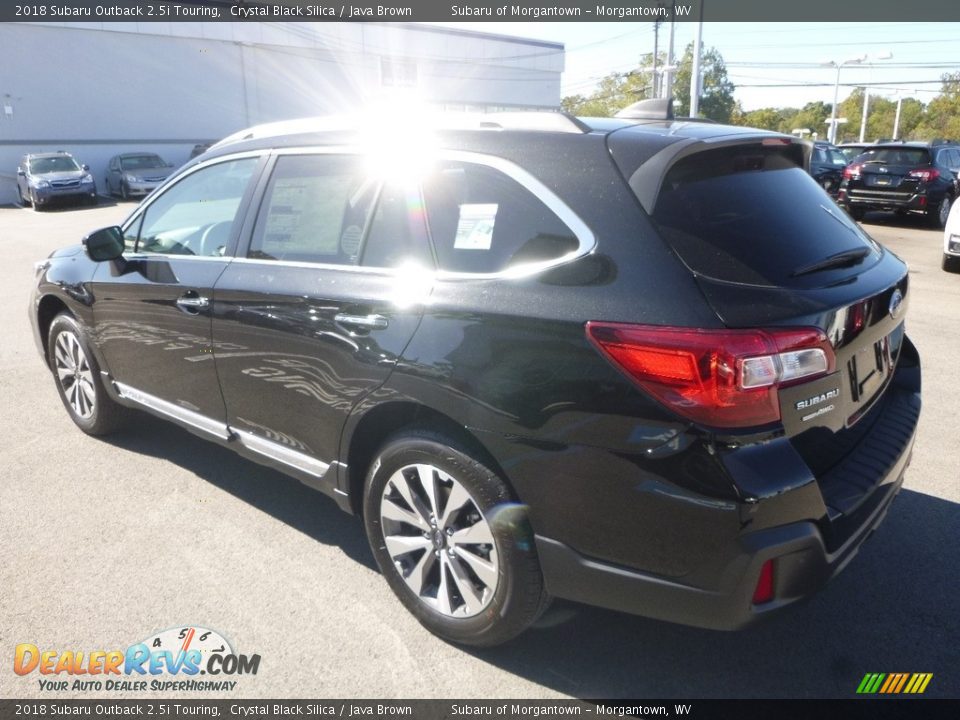 2018 Subaru Outback 2.5i Touring Crystal Black Silica / Java Brown Photo #6
