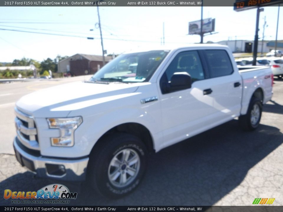 2017 Ford F150 XLT SuperCrew 4x4 Oxford White / Earth Gray Photo #8