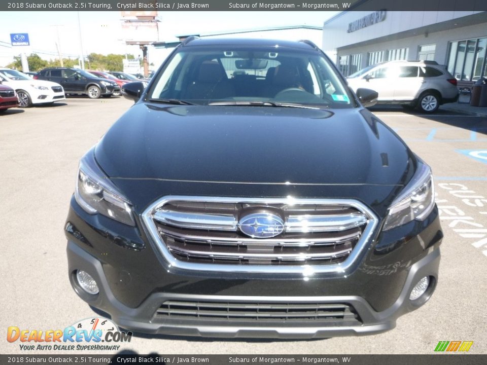 2018 Subaru Outback 2.5i Touring Crystal Black Silica / Java Brown Photo #9
