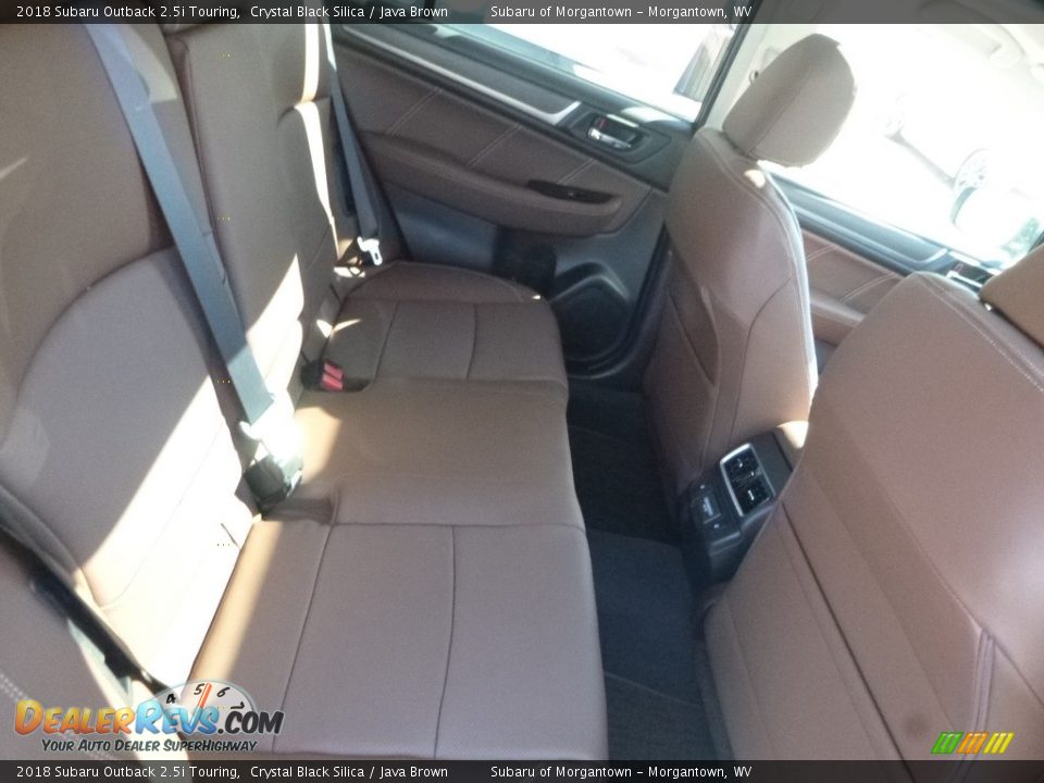 2018 Subaru Outback 2.5i Touring Crystal Black Silica / Java Brown Photo #12
