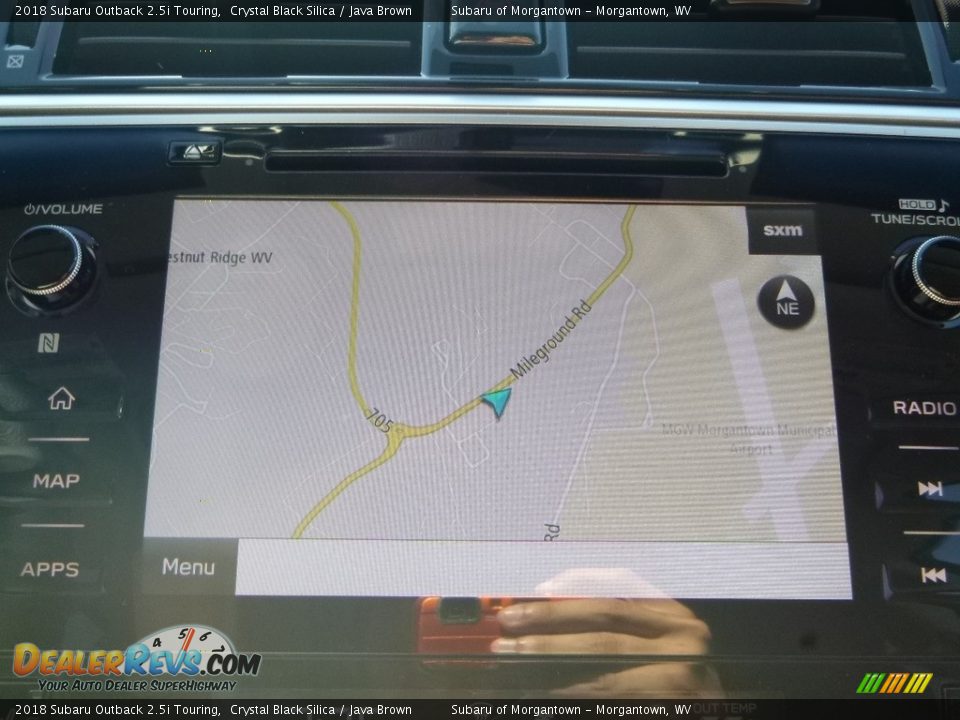 2018 Subaru Outback 2.5i Touring Crystal Black Silica / Java Brown Photo #17