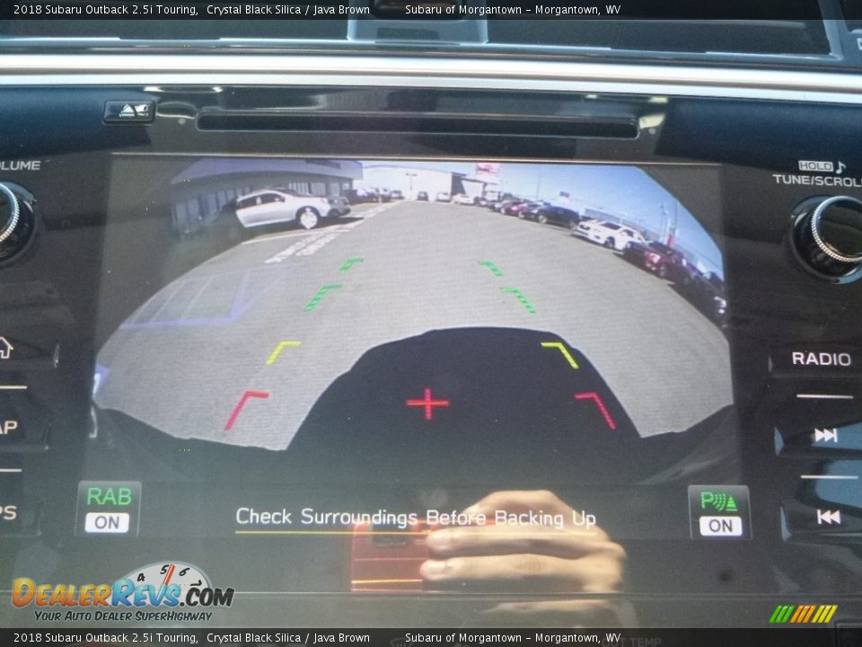 2018 Subaru Outback 2.5i Touring Crystal Black Silica / Java Brown Photo #18