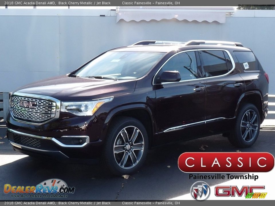 2018 GMC Acadia Denali AWD Black Cherry Metallic / Jet Black Photo #1