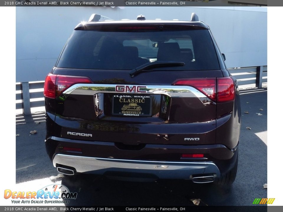 2018 GMC Acadia Denali AWD Black Cherry Metallic / Jet Black Photo #3
