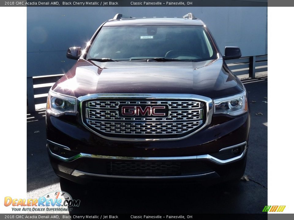2018 GMC Acadia Denali AWD Black Cherry Metallic / Jet Black Photo #4