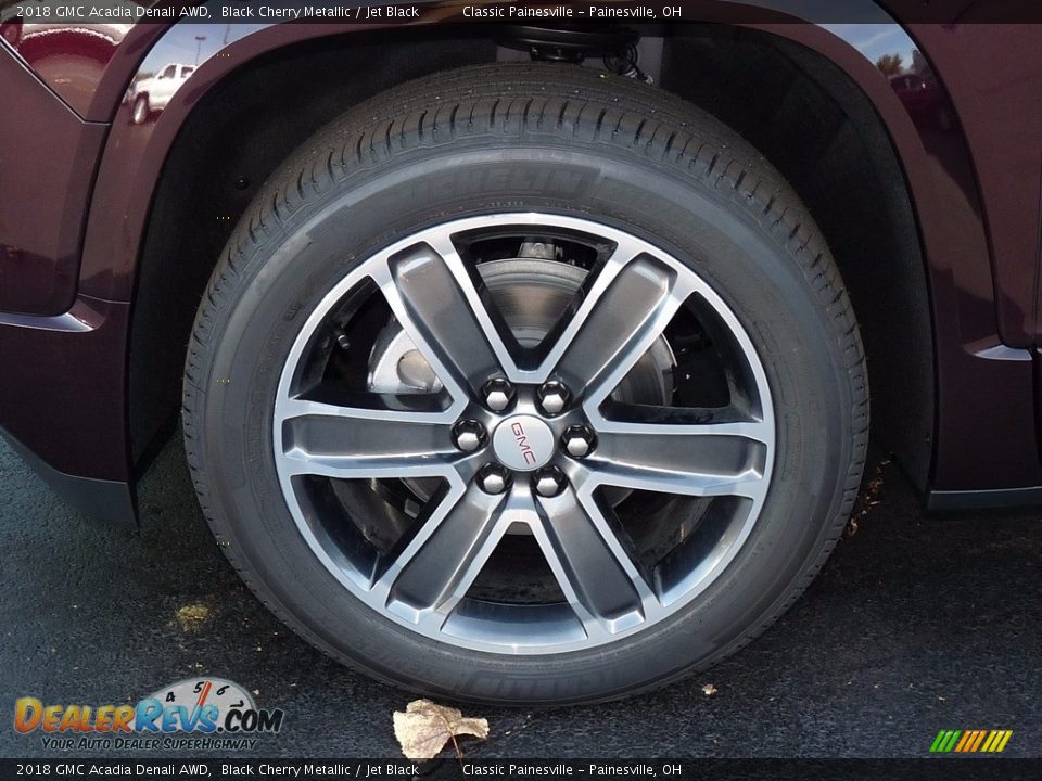 2018 GMC Acadia Denali AWD Black Cherry Metallic / Jet Black Photo #5