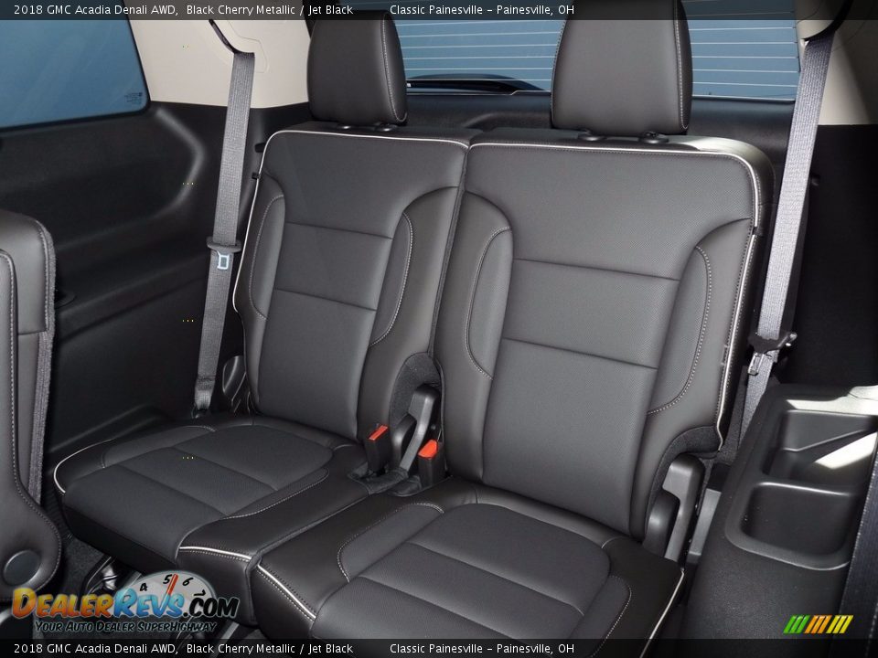 2018 GMC Acadia Denali AWD Black Cherry Metallic / Jet Black Photo #9