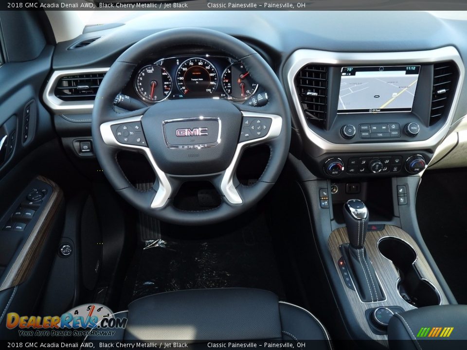 2018 GMC Acadia Denali AWD Black Cherry Metallic / Jet Black Photo #10