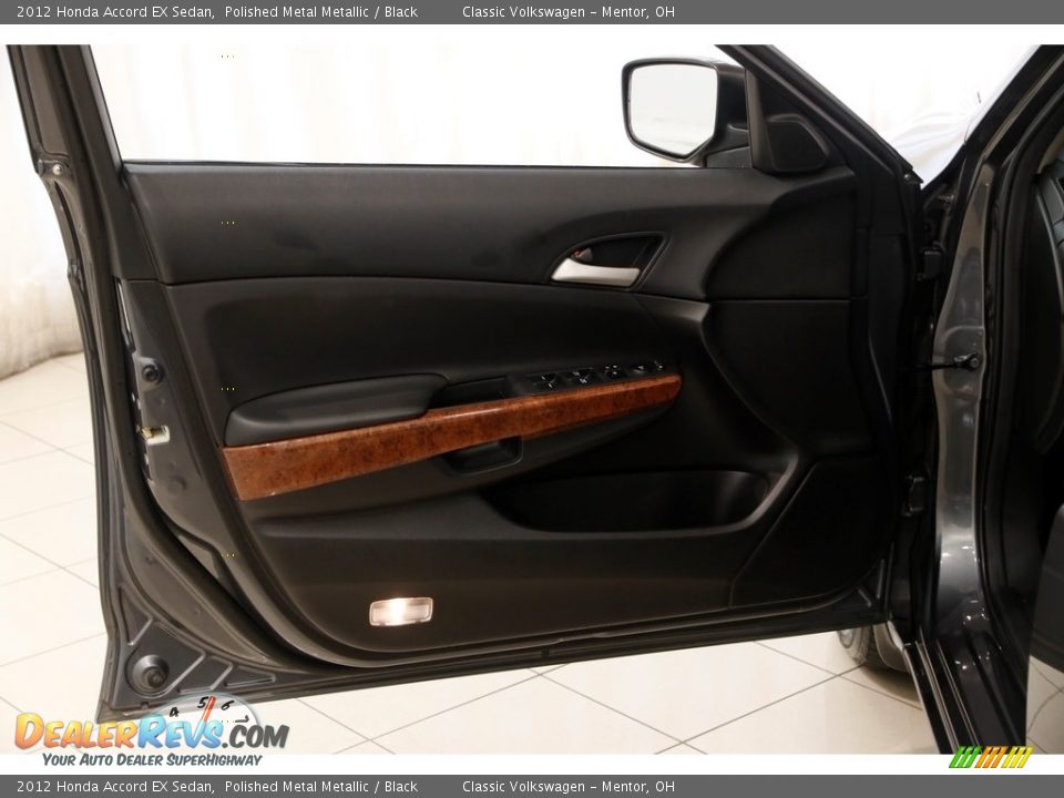 2012 Honda Accord EX Sedan Polished Metal Metallic / Black Photo #4
