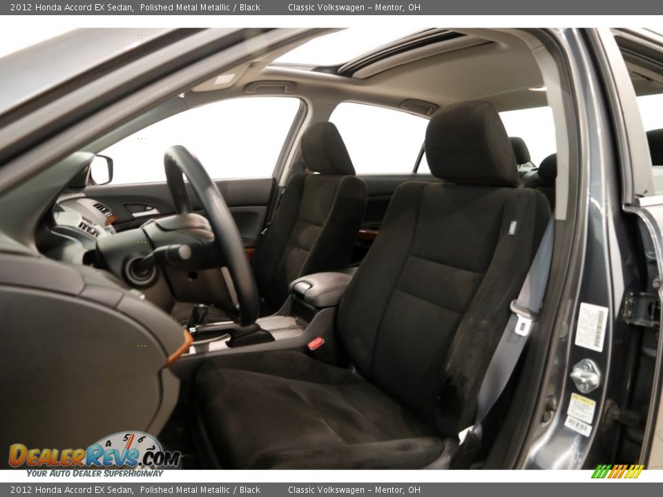 2012 Honda Accord EX Sedan Polished Metal Metallic / Black Photo #5