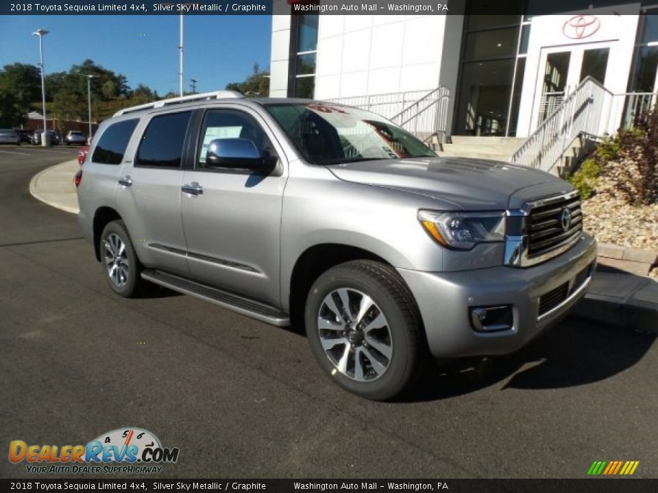2018 Toyota Sequoia Limited 4x4 Silver Sky Metallic / Graphite Photo #1