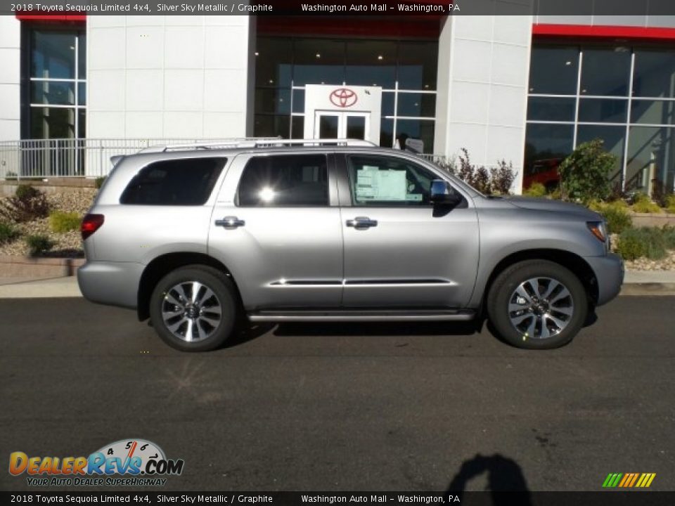 2018 Toyota Sequoia Limited 4x4 Silver Sky Metallic / Graphite Photo #2
