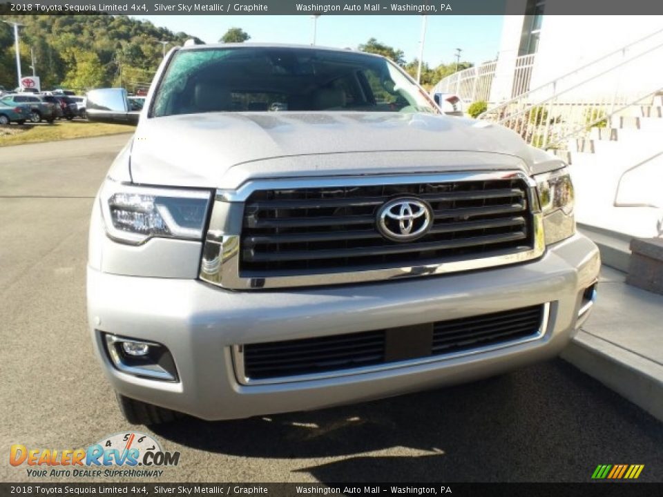 2018 Toyota Sequoia Limited 4x4 Silver Sky Metallic / Graphite Photo #3