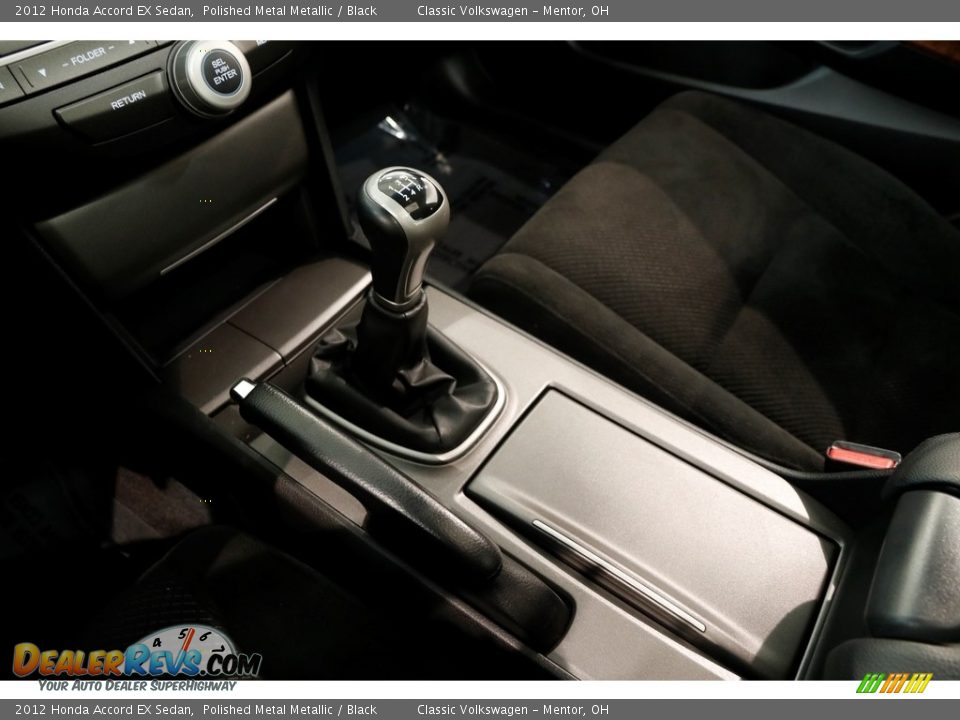 2012 Honda Accord EX Sedan Polished Metal Metallic / Black Photo #9