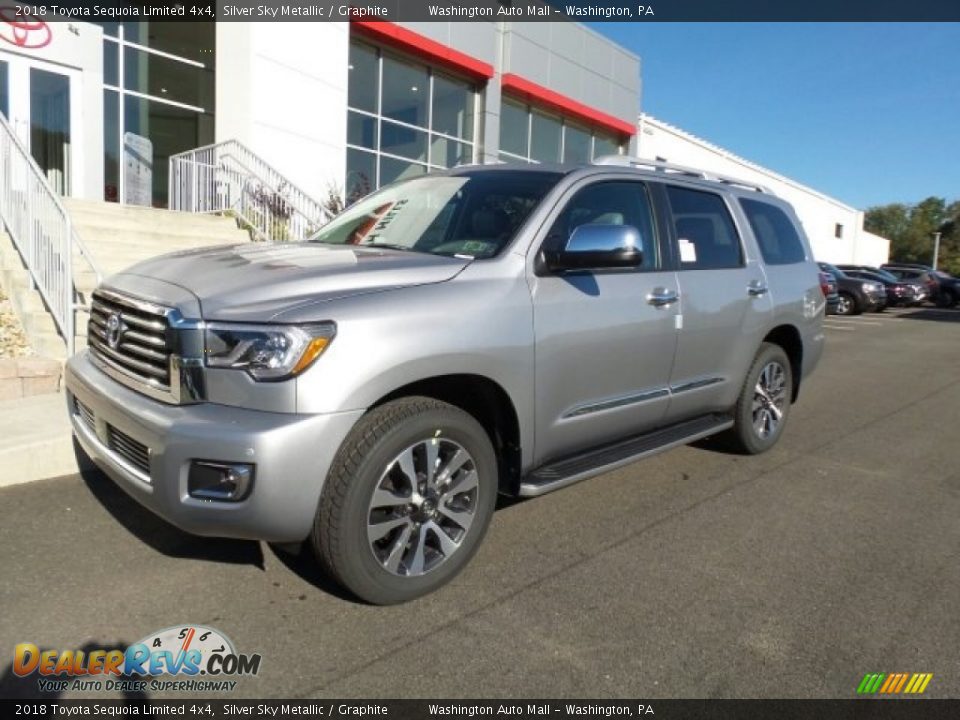 2018 Toyota Sequoia Limited 4x4 Silver Sky Metallic / Graphite Photo #5
