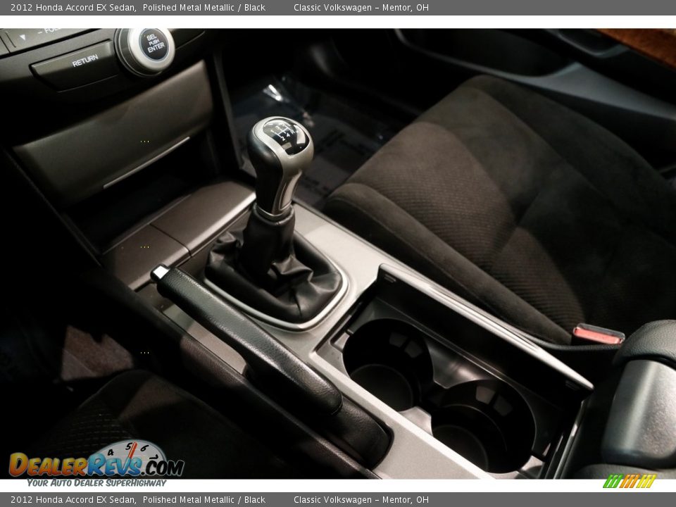 2012 Honda Accord EX Sedan Polished Metal Metallic / Black Photo #10