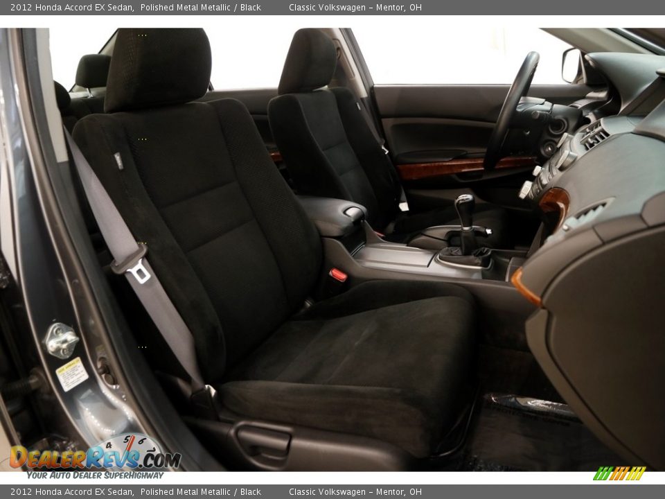 2012 Honda Accord EX Sedan Polished Metal Metallic / Black Photo #11