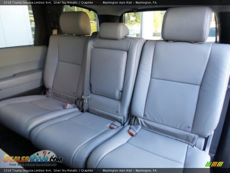 2018 Toyota Sequoia Limited 4x4 Silver Sky Metallic / Graphite Photo #10