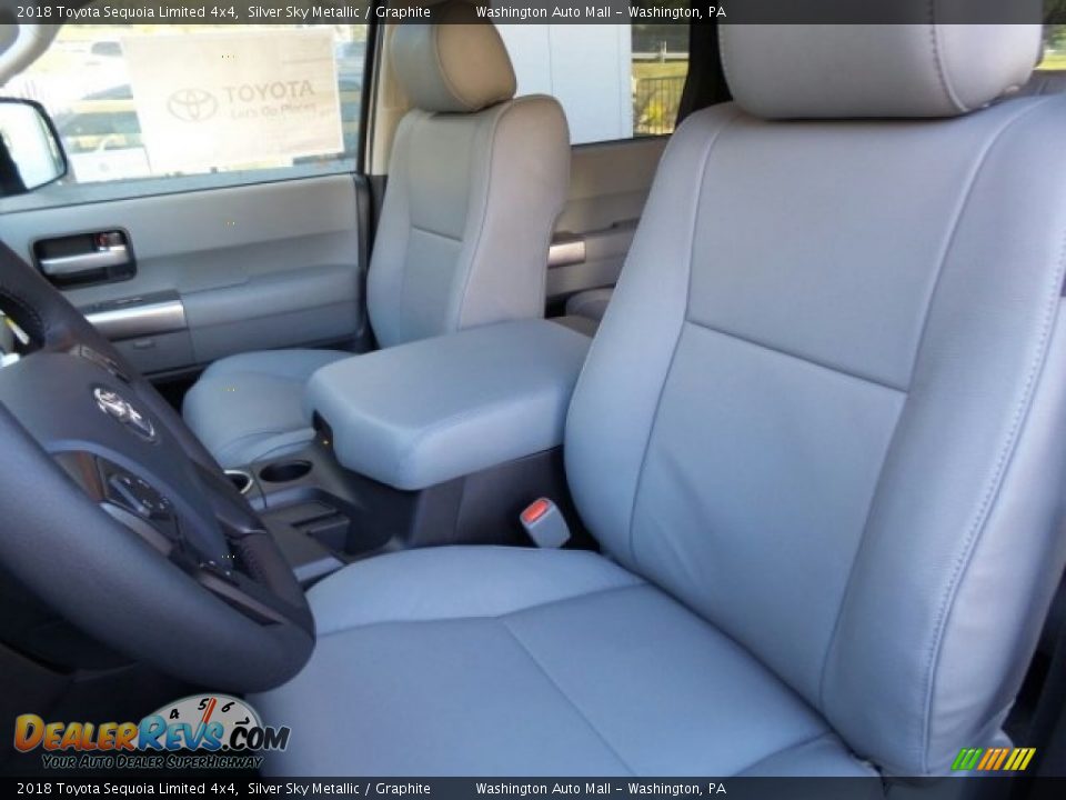2018 Toyota Sequoia Limited 4x4 Silver Sky Metallic / Graphite Photo #12