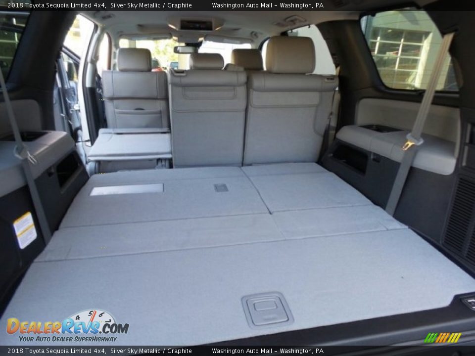 2018 Toyota Sequoia Limited 4x4 Silver Sky Metallic / Graphite Photo #13
