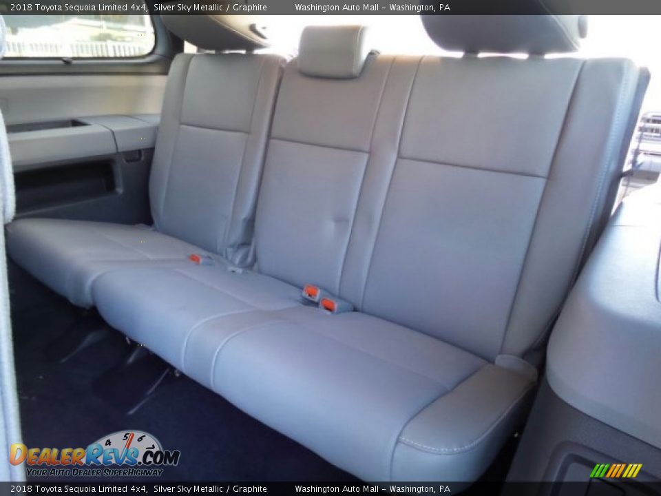 2018 Toyota Sequoia Limited 4x4 Silver Sky Metallic / Graphite Photo #14