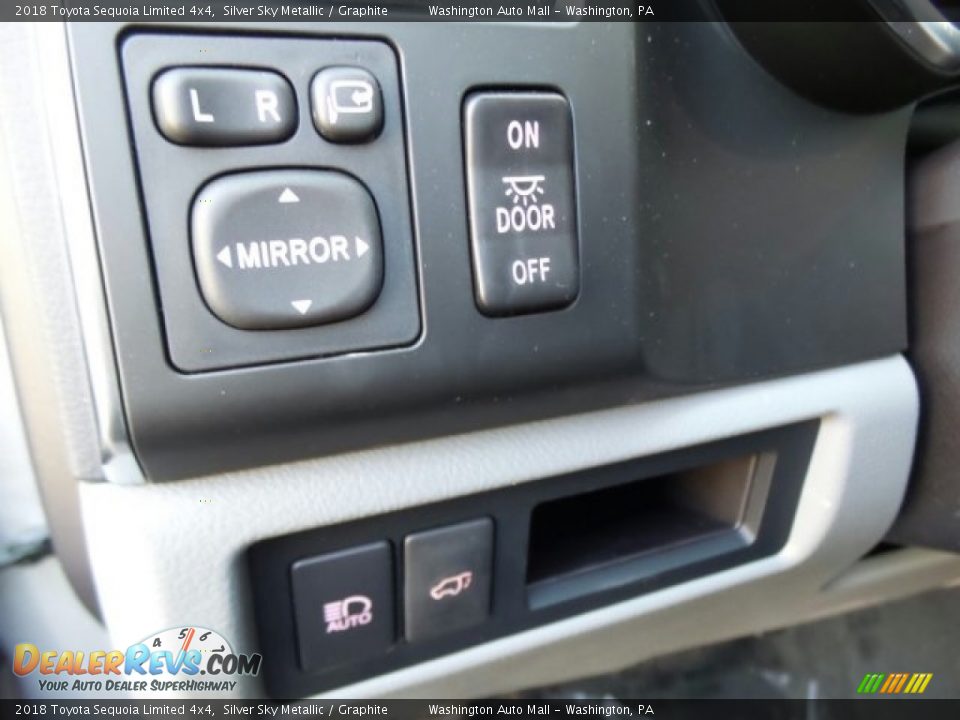 2018 Toyota Sequoia Limited 4x4 Silver Sky Metallic / Graphite Photo #18