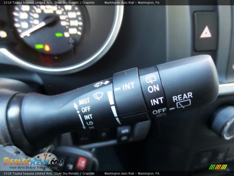 2018 Toyota Sequoia Limited 4x4 Silver Sky Metallic / Graphite Photo #33