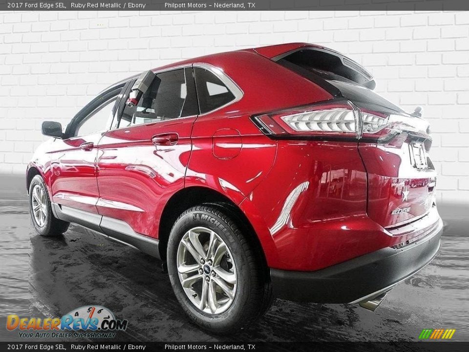 2017 Ford Edge SEL Ruby Red Metallic / Ebony Photo #5