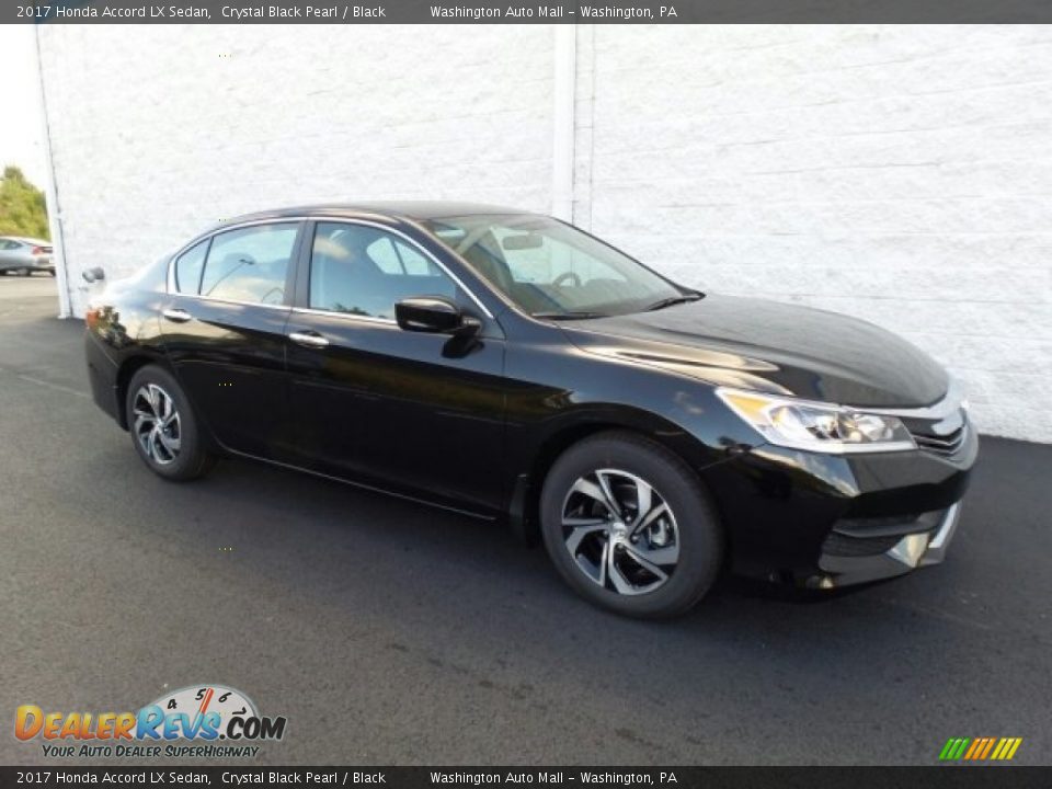 2017 Honda Accord LX Sedan Crystal Black Pearl / Black Photo #1